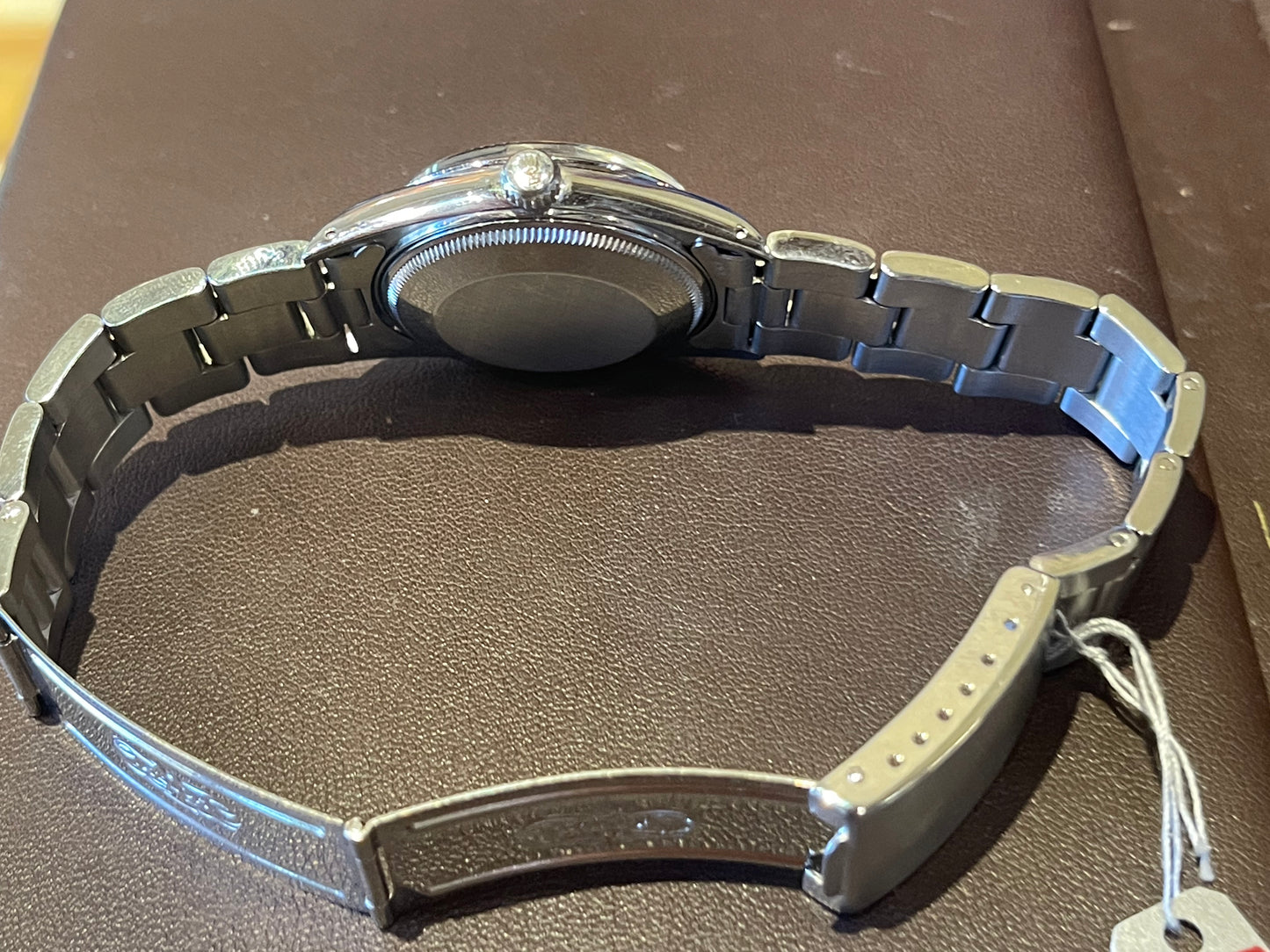 Rolex stainless steel black face