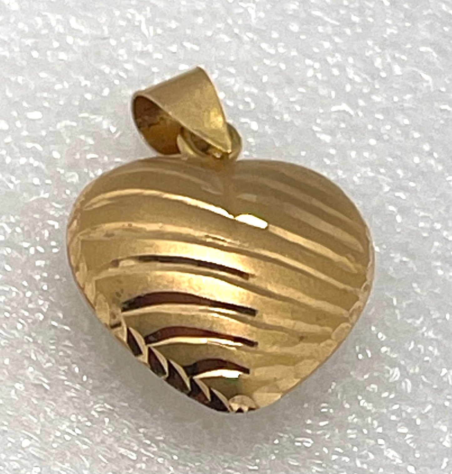 Heart pendant 24k