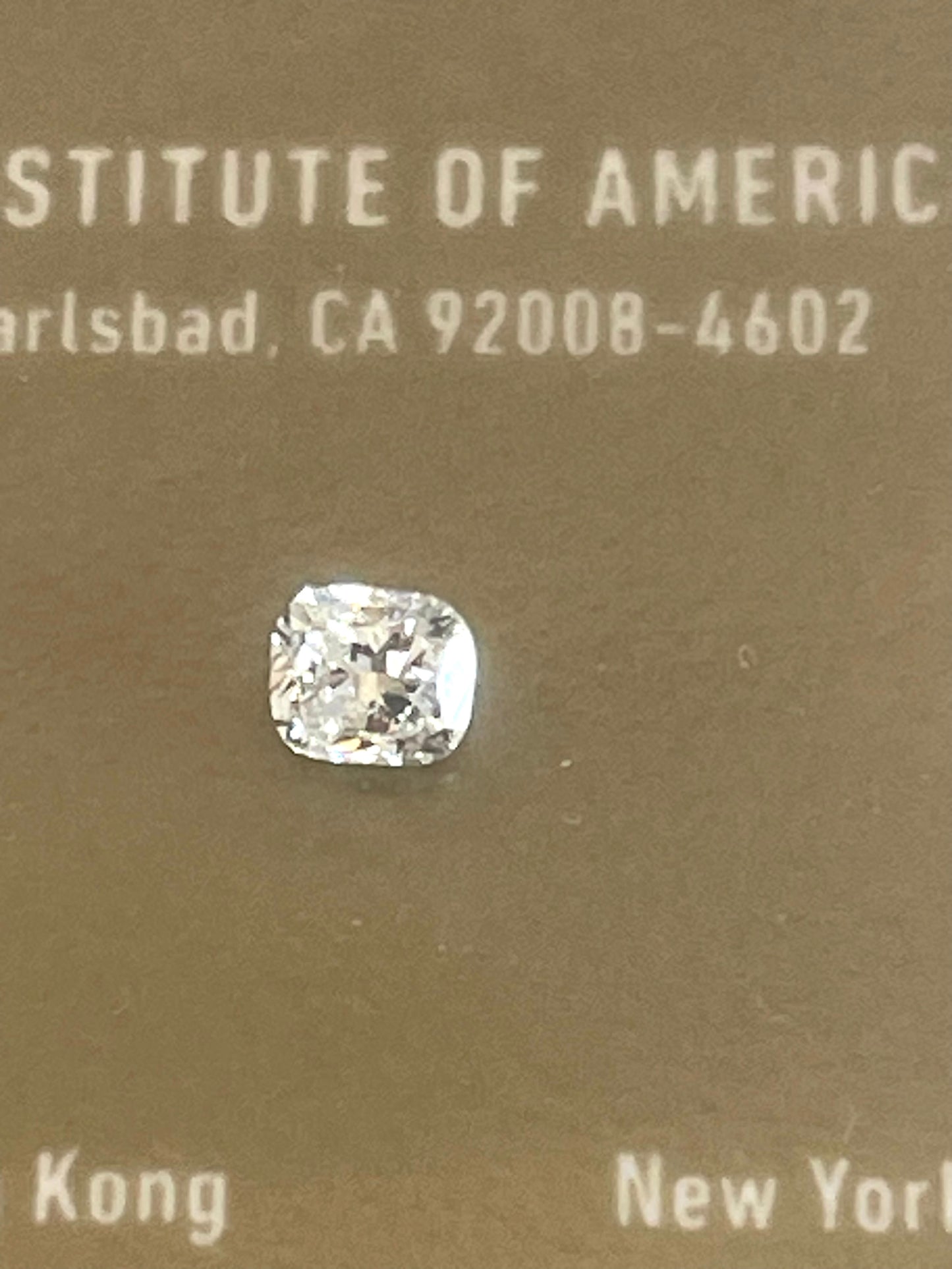 0.33ct cushion Loose diamond