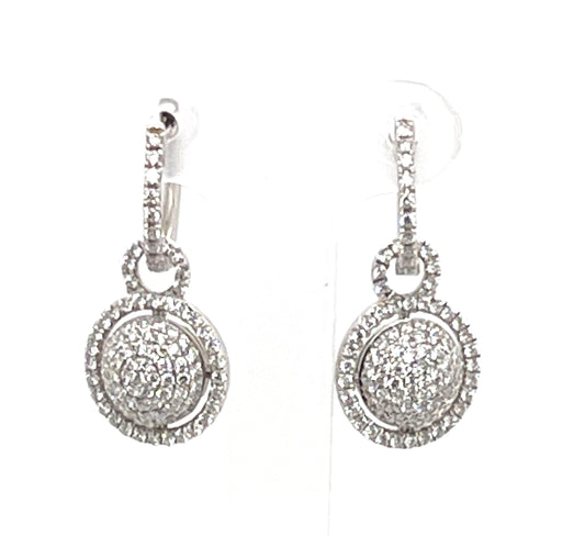 Pave Dangle earrings