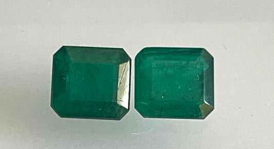 Pair of emeralds