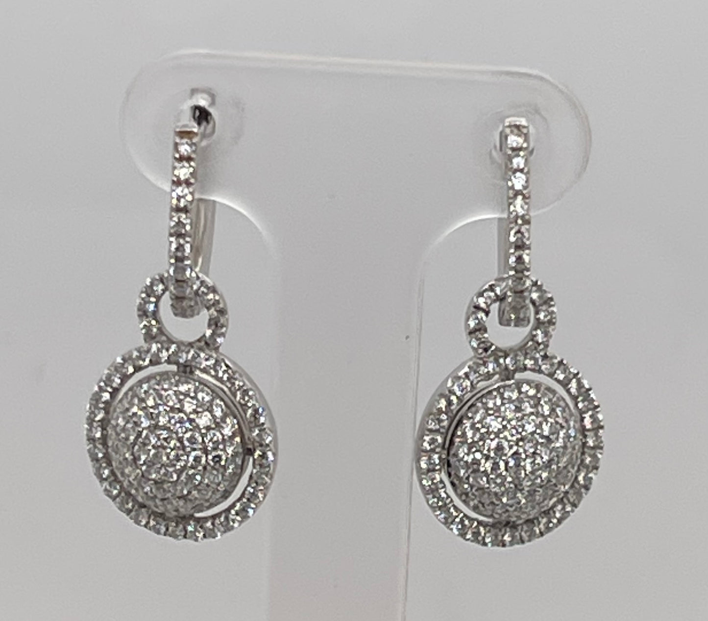 Pave Dangle earrings