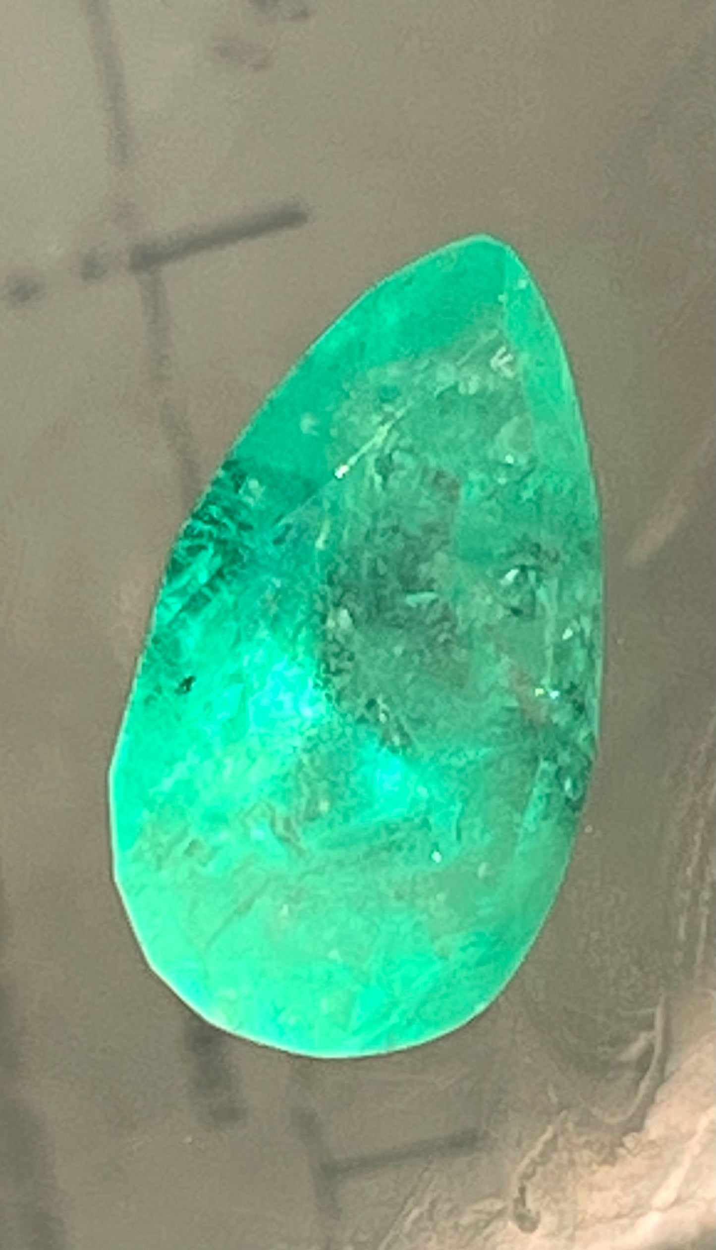 5ct pear cut EMERALD