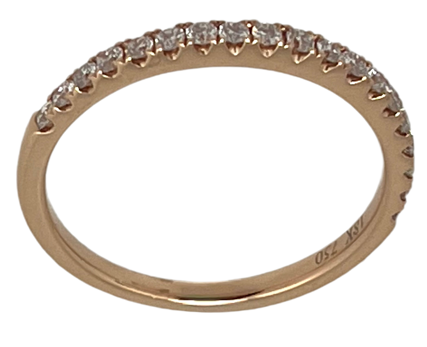 18KR  Rose Gold Diamonds Band