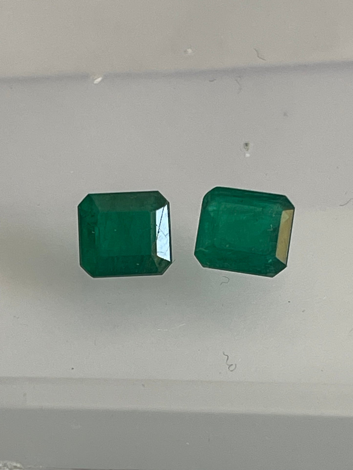 Pair of emeralds