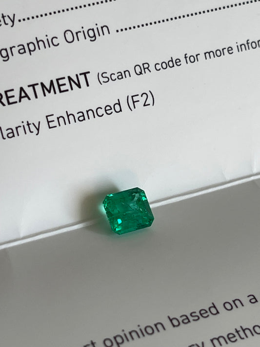 Emerald 2.00 Gia certified