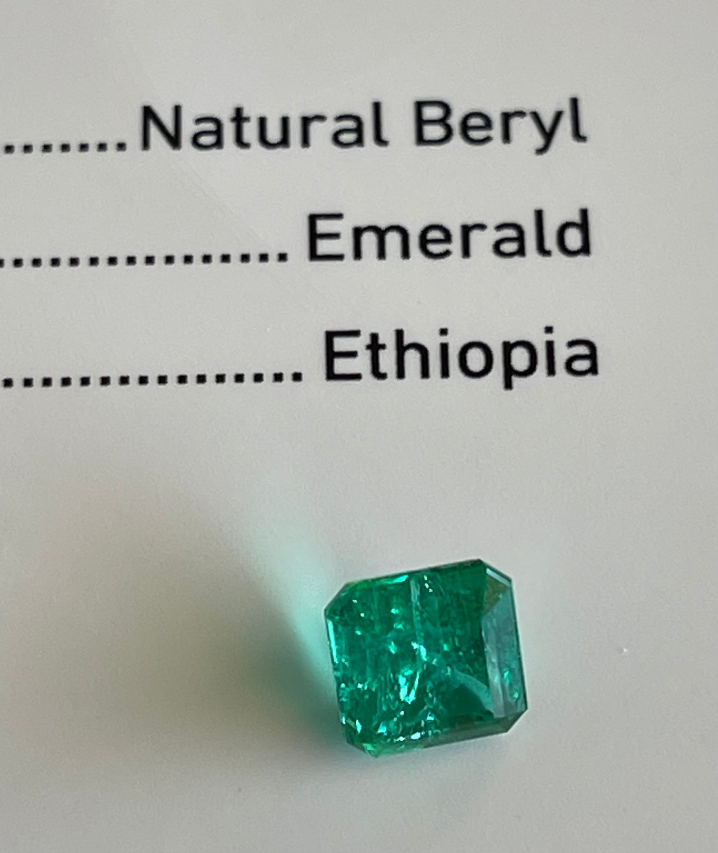 Emerald 2.00 Gia certified