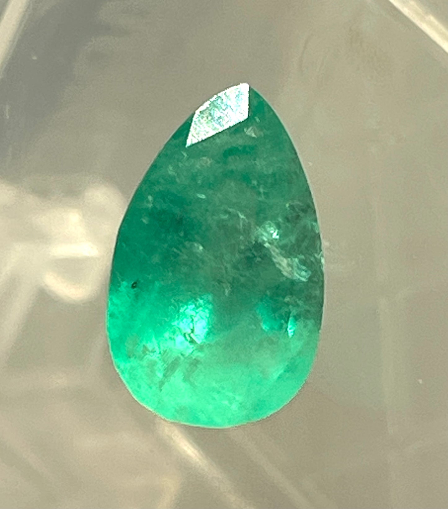 5ct pear cut EMERALD