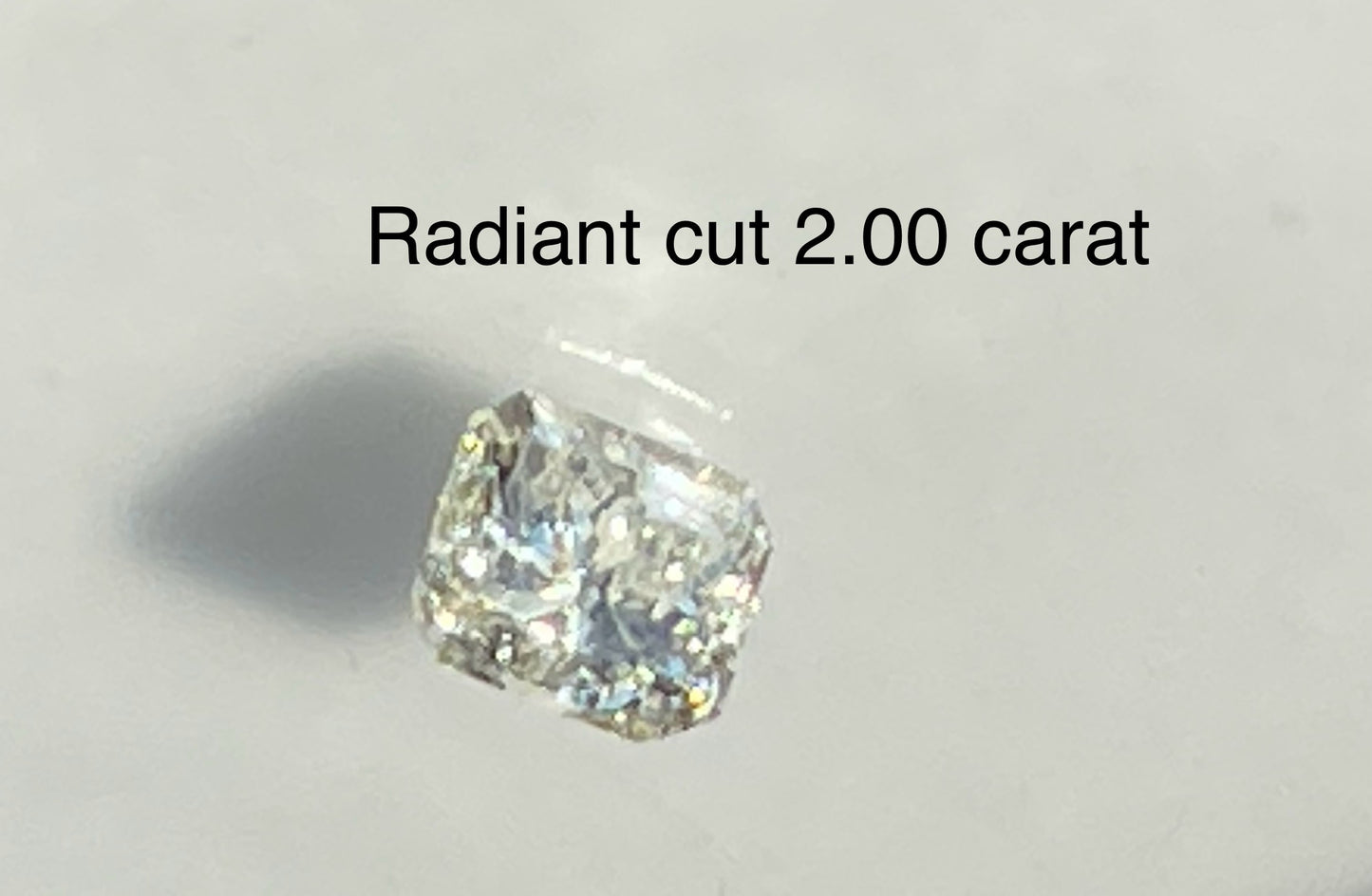 Radiant cut 2.00 carat