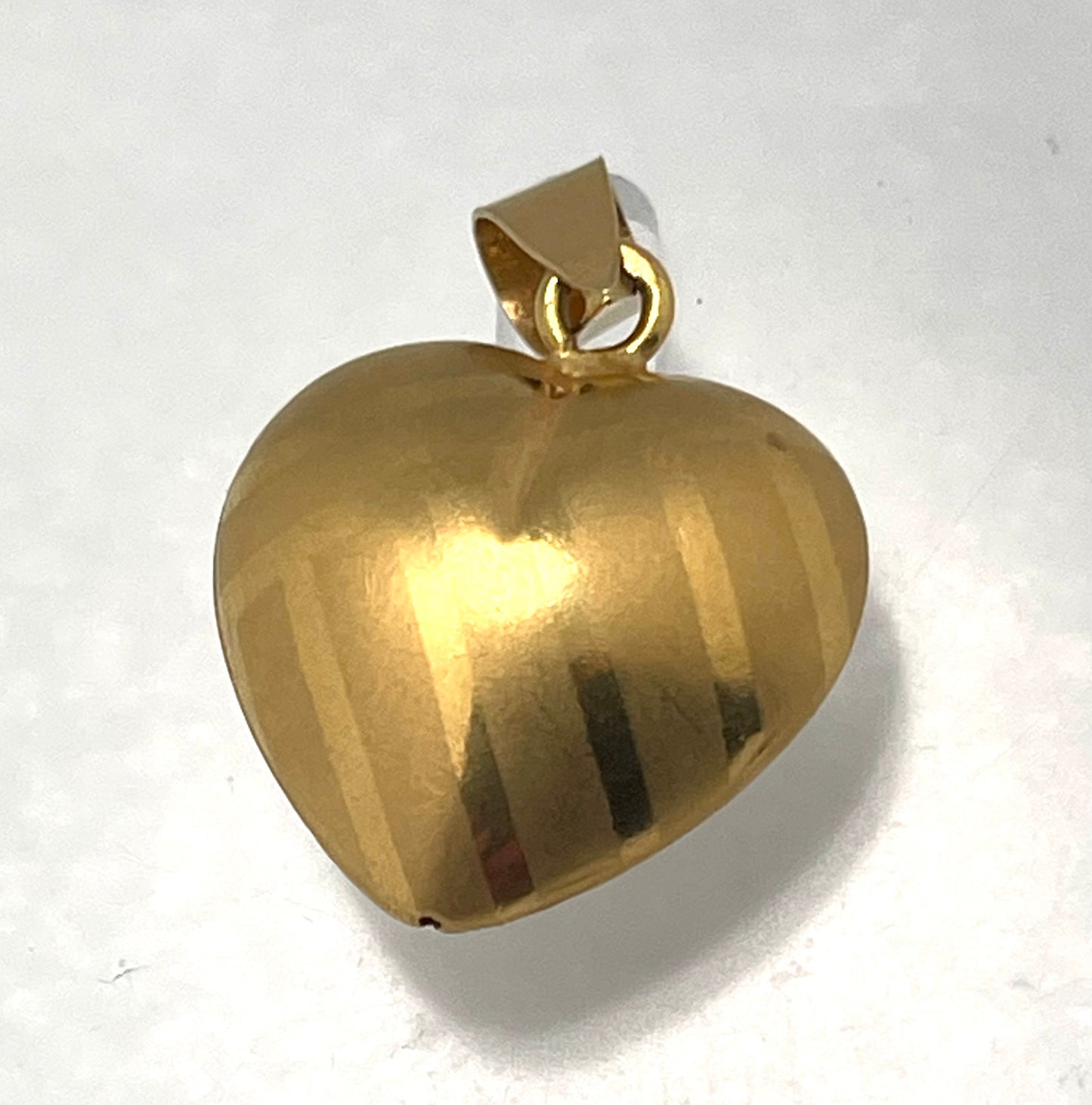 Heart pendant 24k