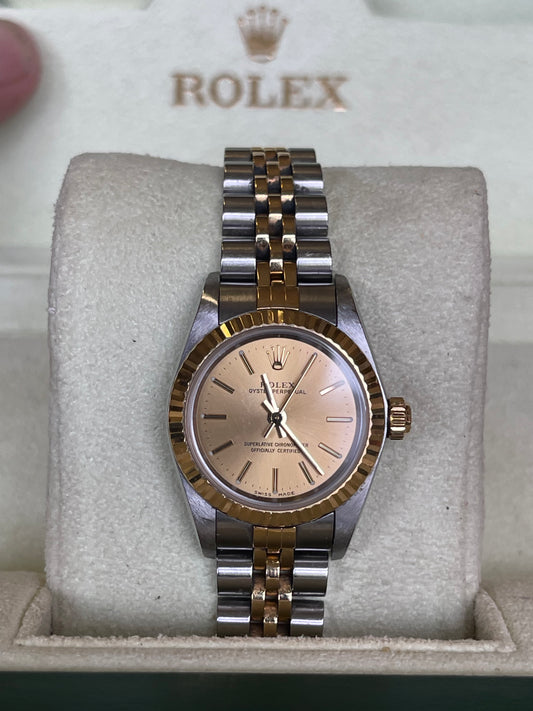 Ladies two tone Rolex