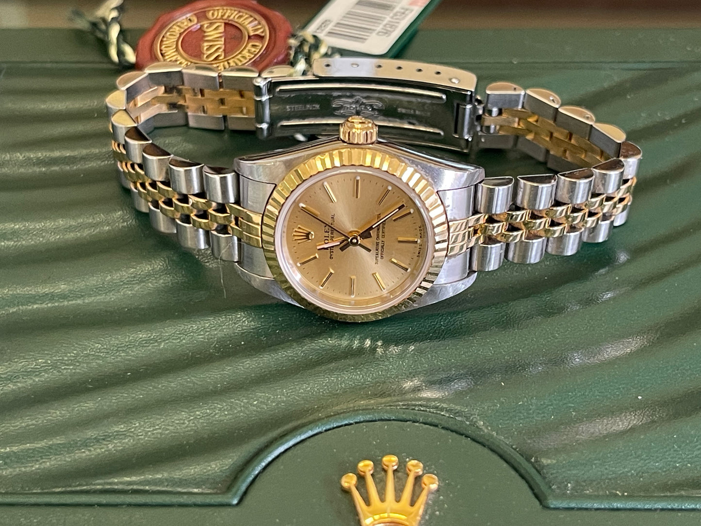 Ladies two tone Rolex