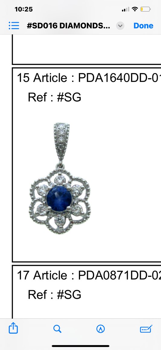 PENDANT W/ DIAMOND