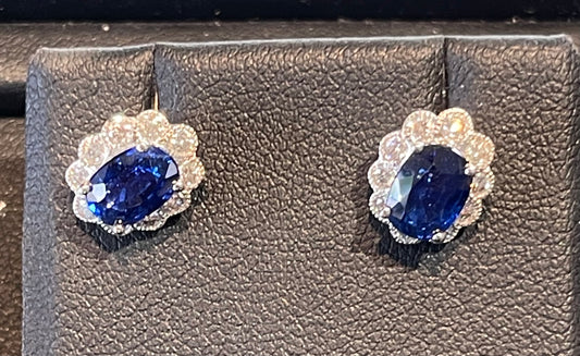 Sapphire Diamonds earrings