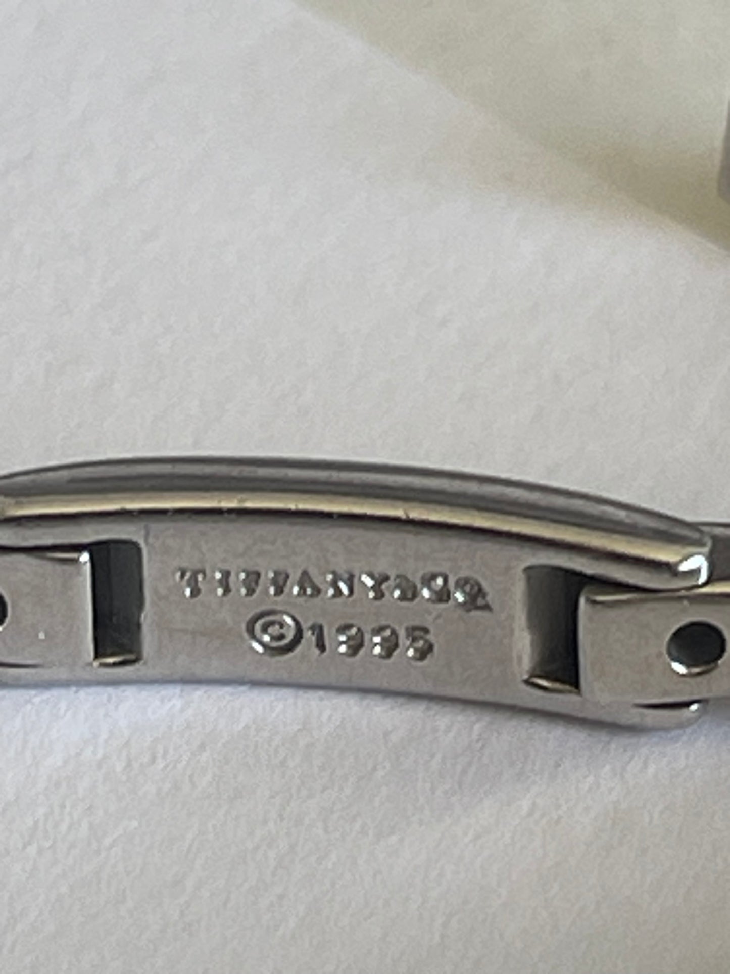 Tiffany & Co. Atlas Bracelet in 18KT White Gold 1.50 ctw Tiffany & Co